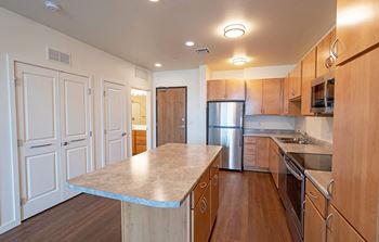 Sleek and modern kitchen cabinetry